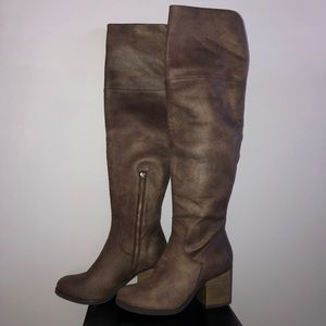 Brown HINGE over the knee boots